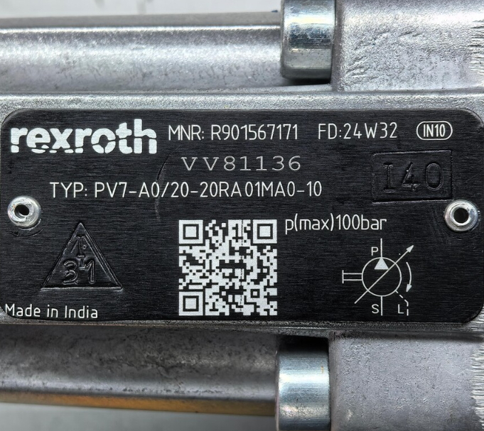 Rexroth R901567171 Vane Pump PV7-A0/20-20RA01MA0-10